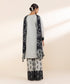 Women's Unstitched Lawn Embroidered Grey 3 Piece Suit